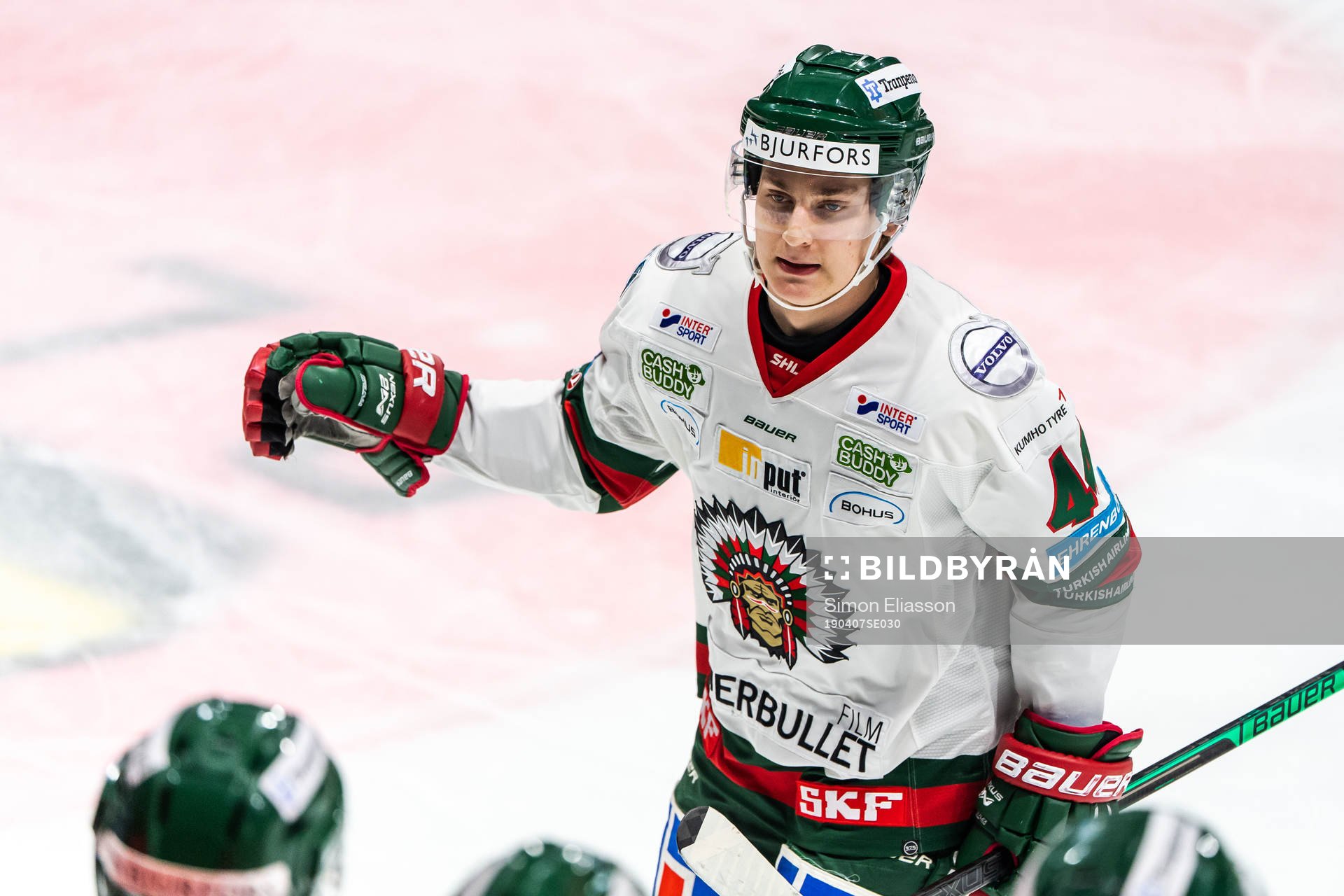 Frölundas Jacob Peterson jublar