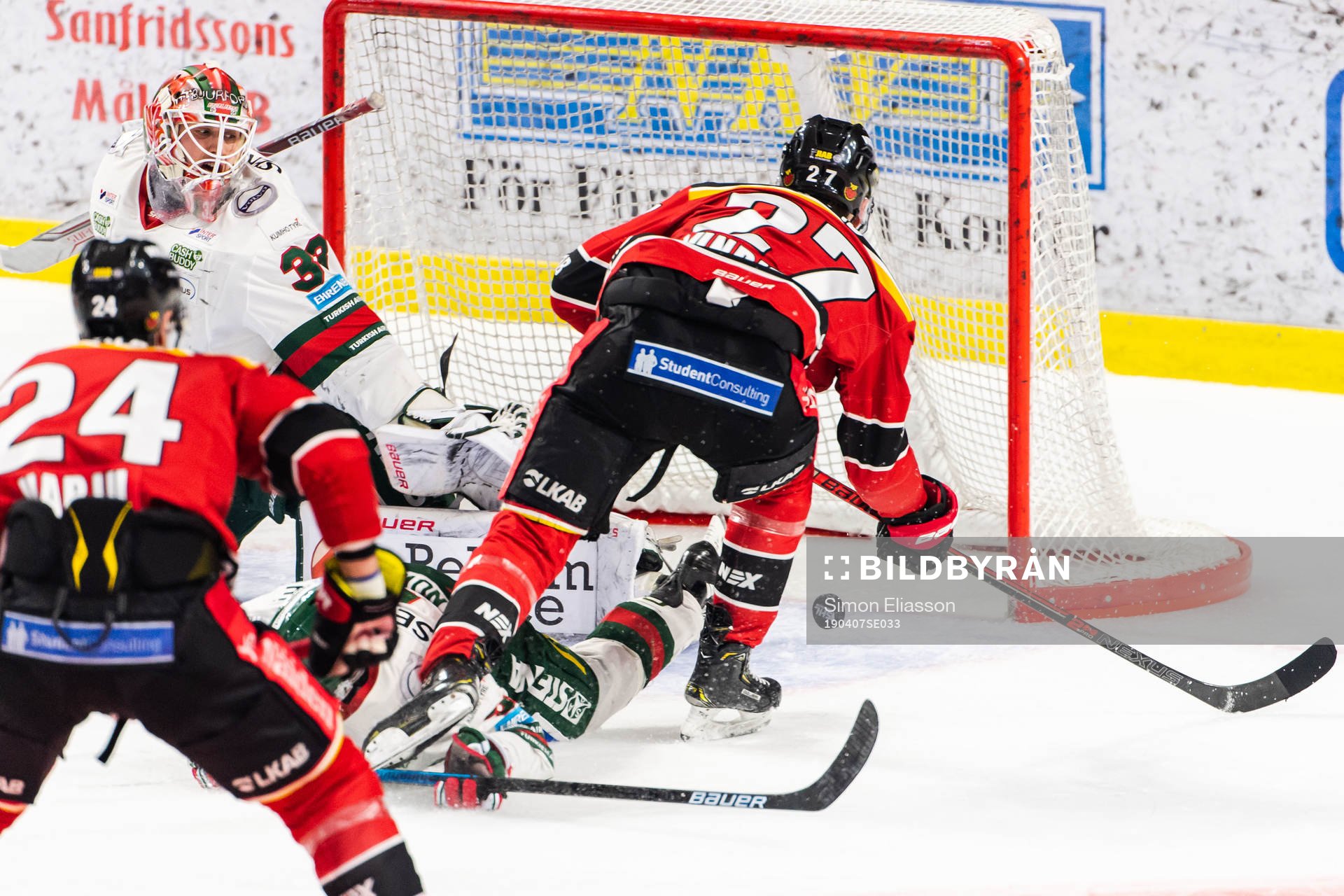 Luleås Nils Lundkvist gör 1-1