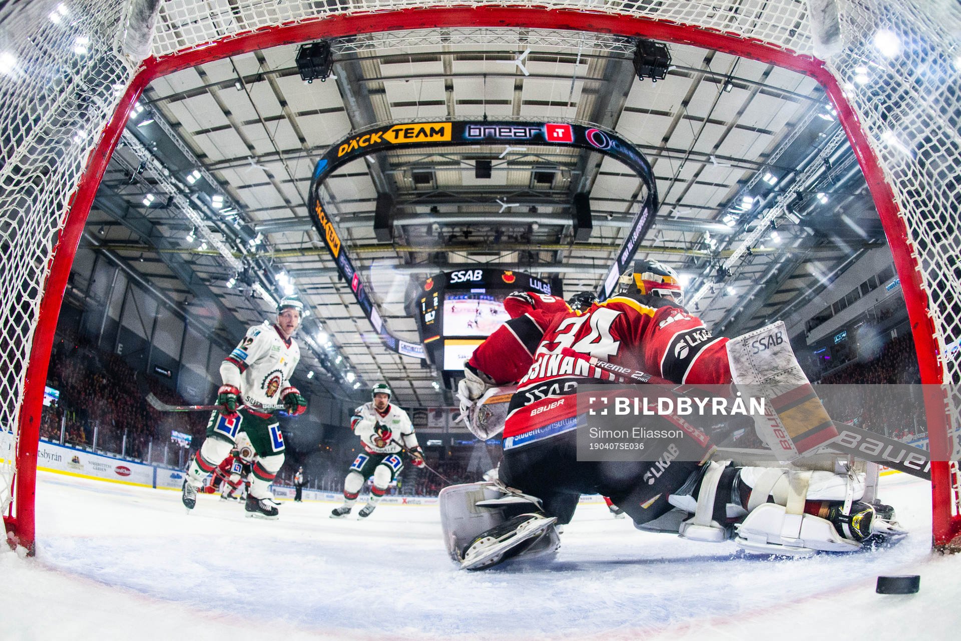 Frölundas Patrik Carlsson sätter 3-1 bakom Luleås