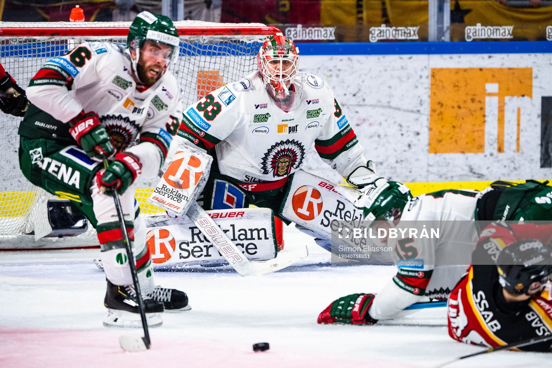 Frölundas målvakt Johan Mattsson
