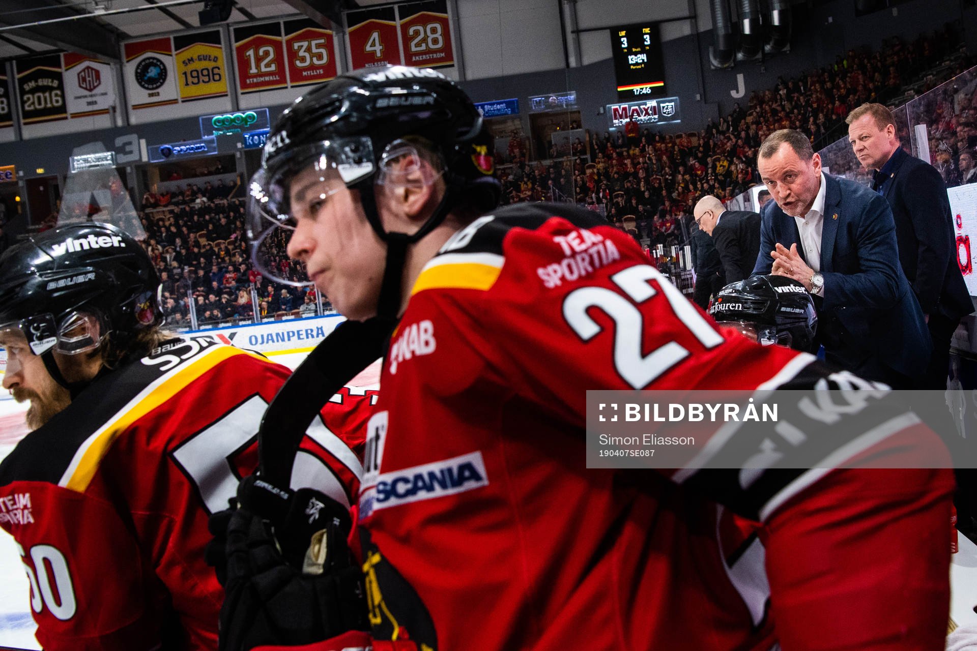 Luleås tränare Thomas Berglund