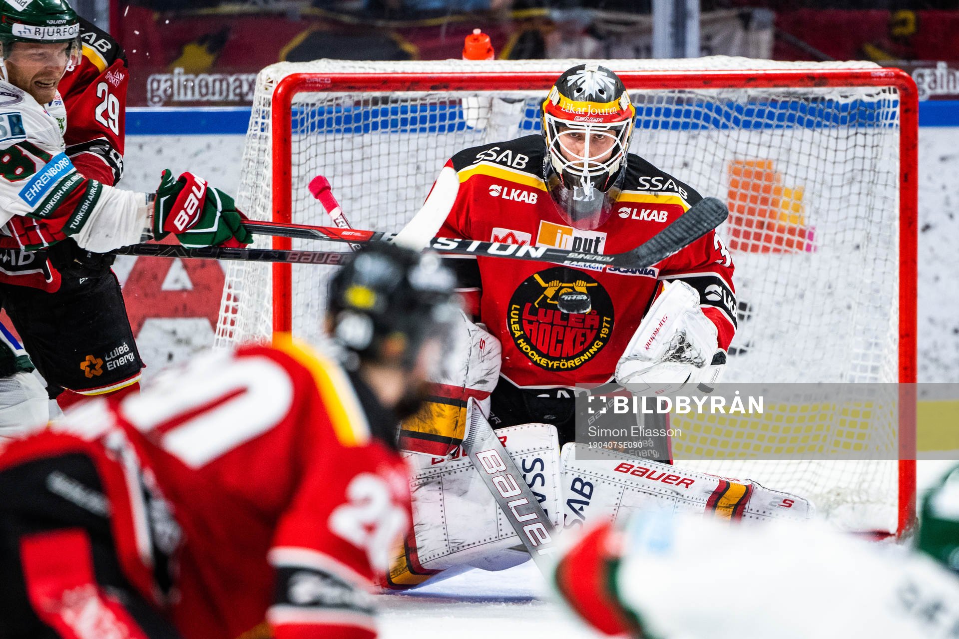 Luleås målvakt Joel Lassinantti