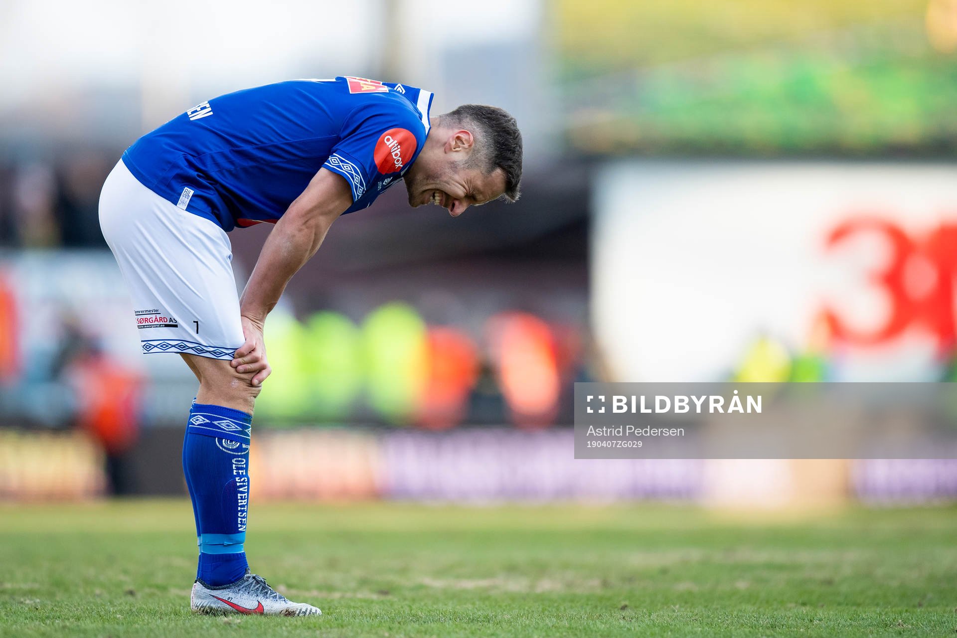 Mads Reginiussen of Ranheim looks dejected