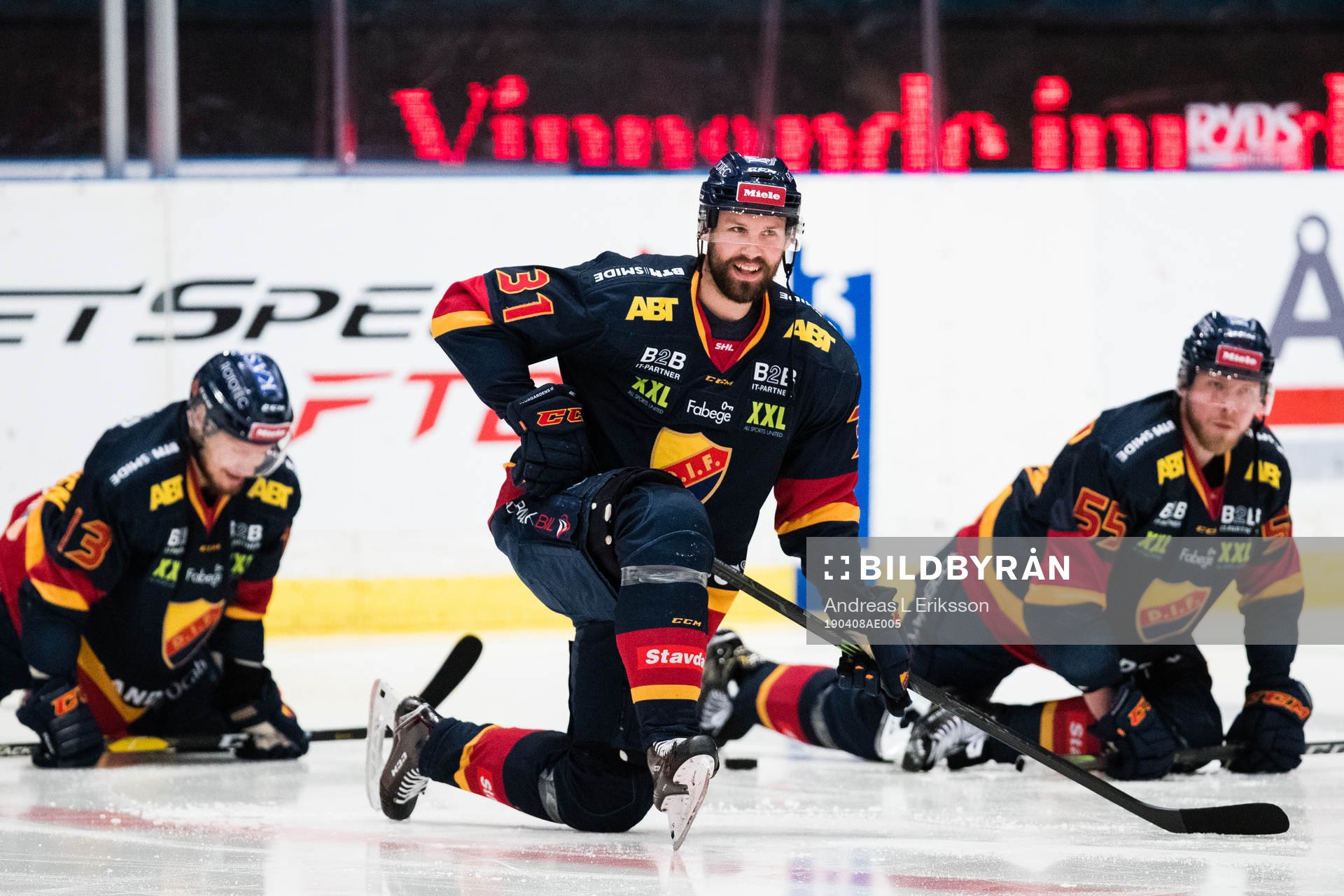 Djurgårdens Petteri Wirtanen, Dick Axelsson och Alexander