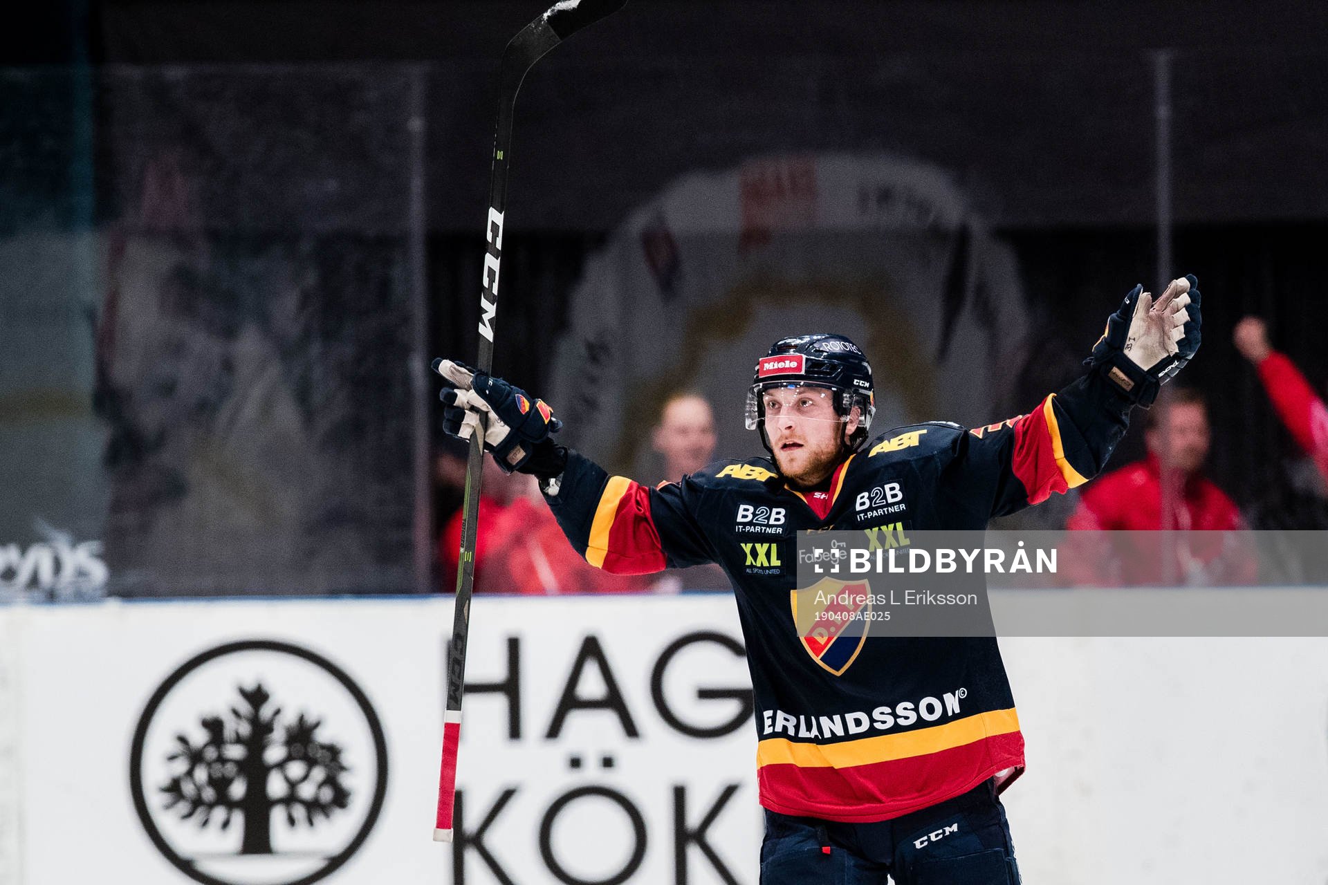 Djurgårdens Linus Hultström reducerar till 1-2