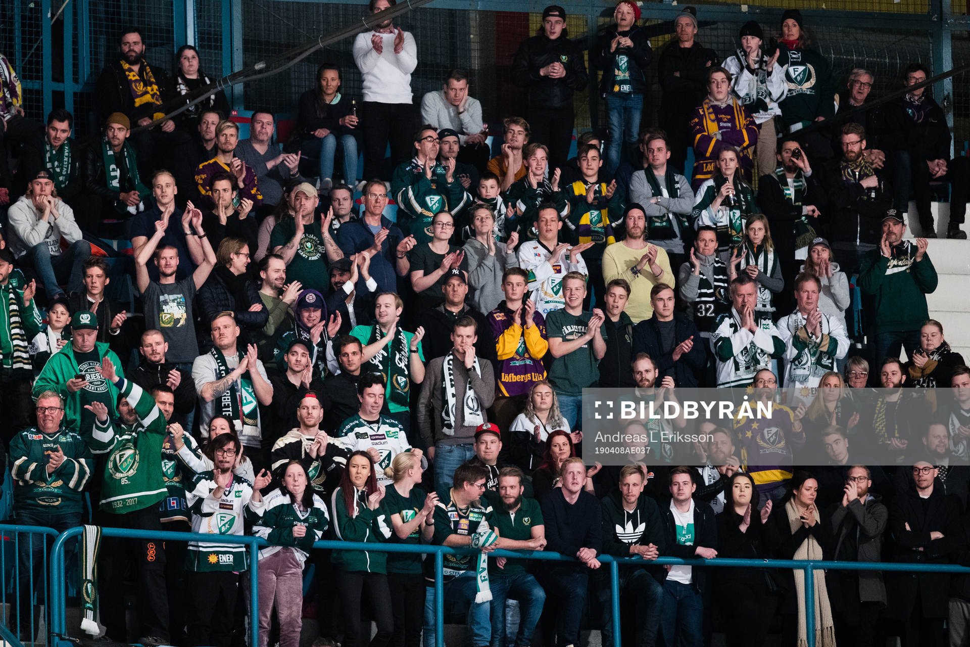 Supportrar till Färjestad