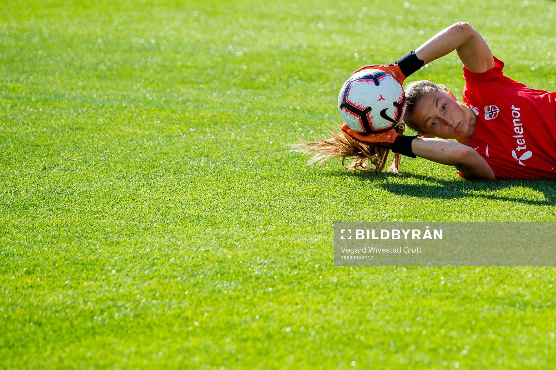 Goalkeeper Cecilie Fiskerstrand of Norway
