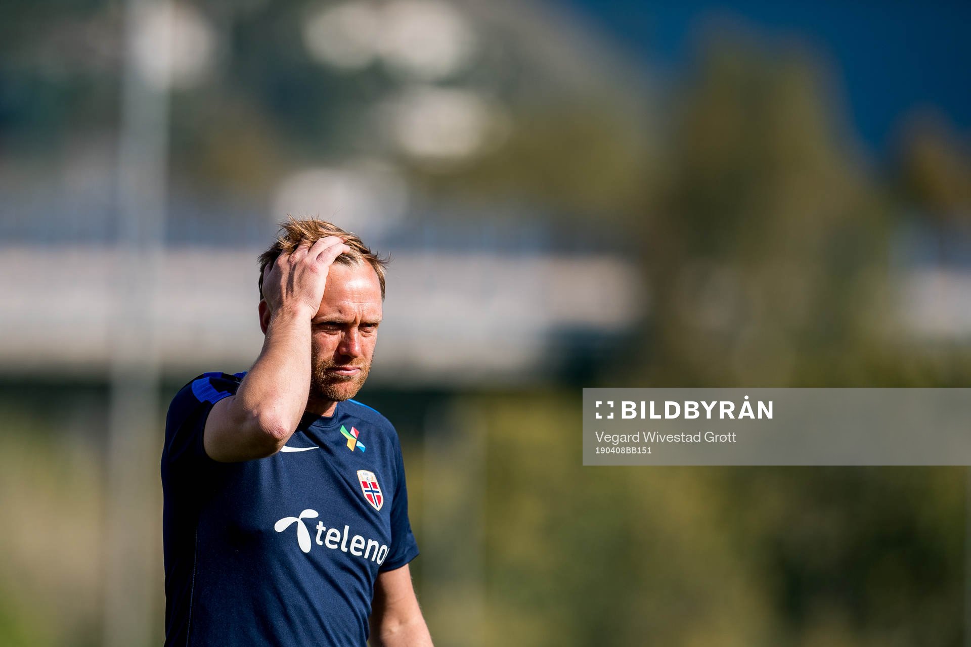 Martin Sjögren, head coach of Norway