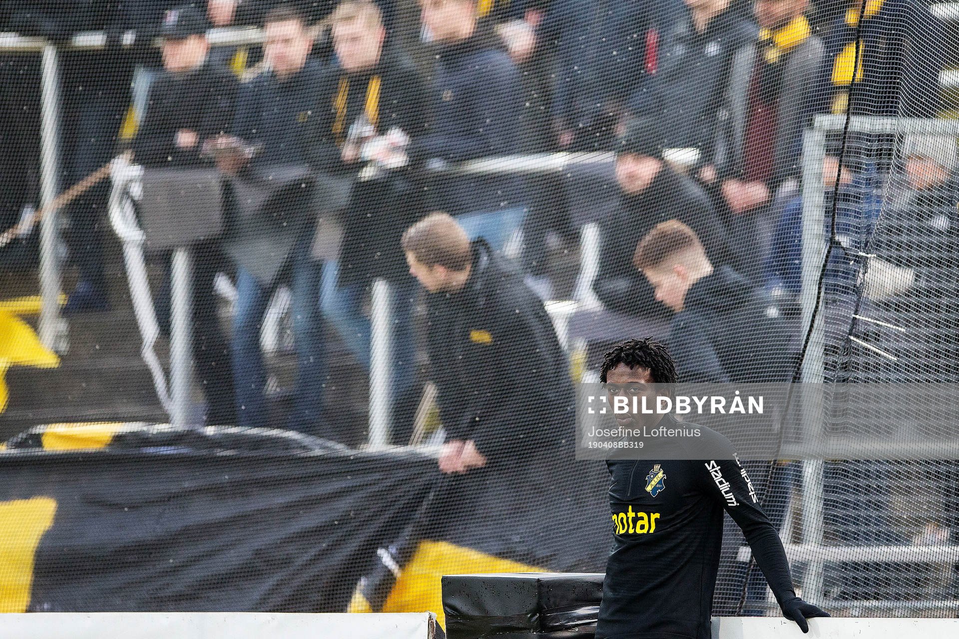 under fotbollsmatchen i Allsvenskan mellan IFK Norrköping