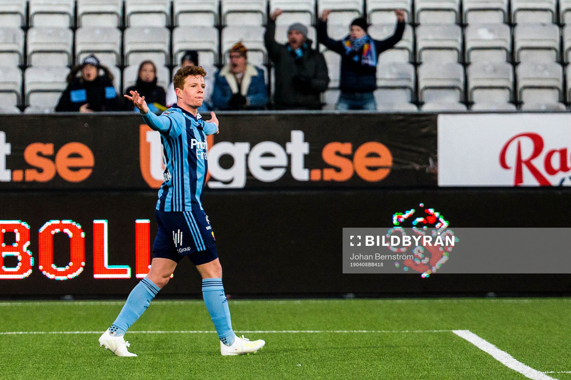 Djurgårdens Aslak Witry jublar