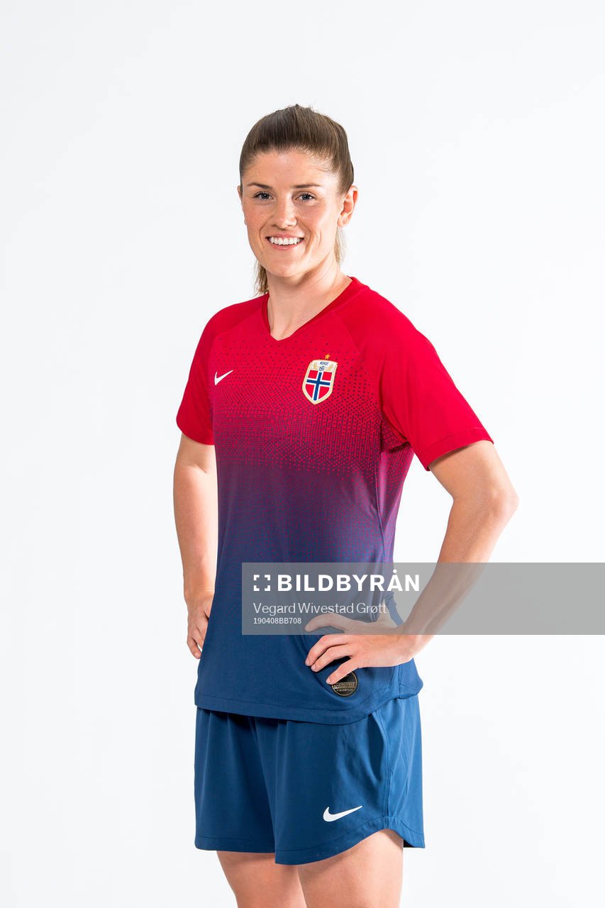 Maren Mjelde of Norway poses for a portrait