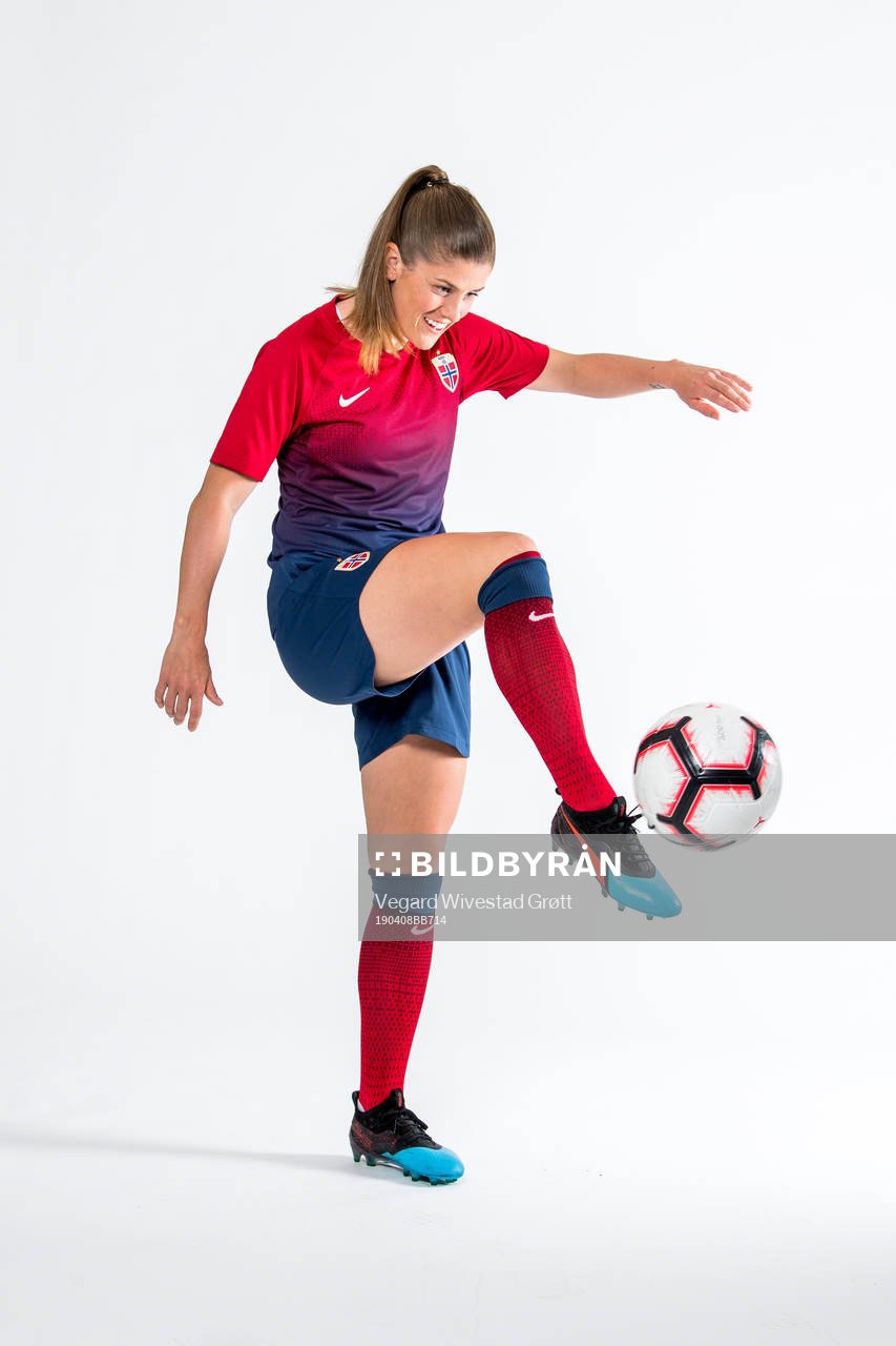 Maren Mjelde of Norway poses for a portrait