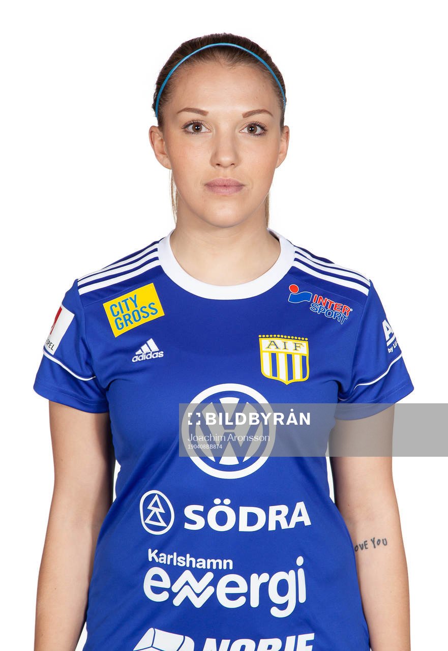 Asarums Felicia Da Silva poserar för ett porträtt den 8 april 2019 i Karlshamn.