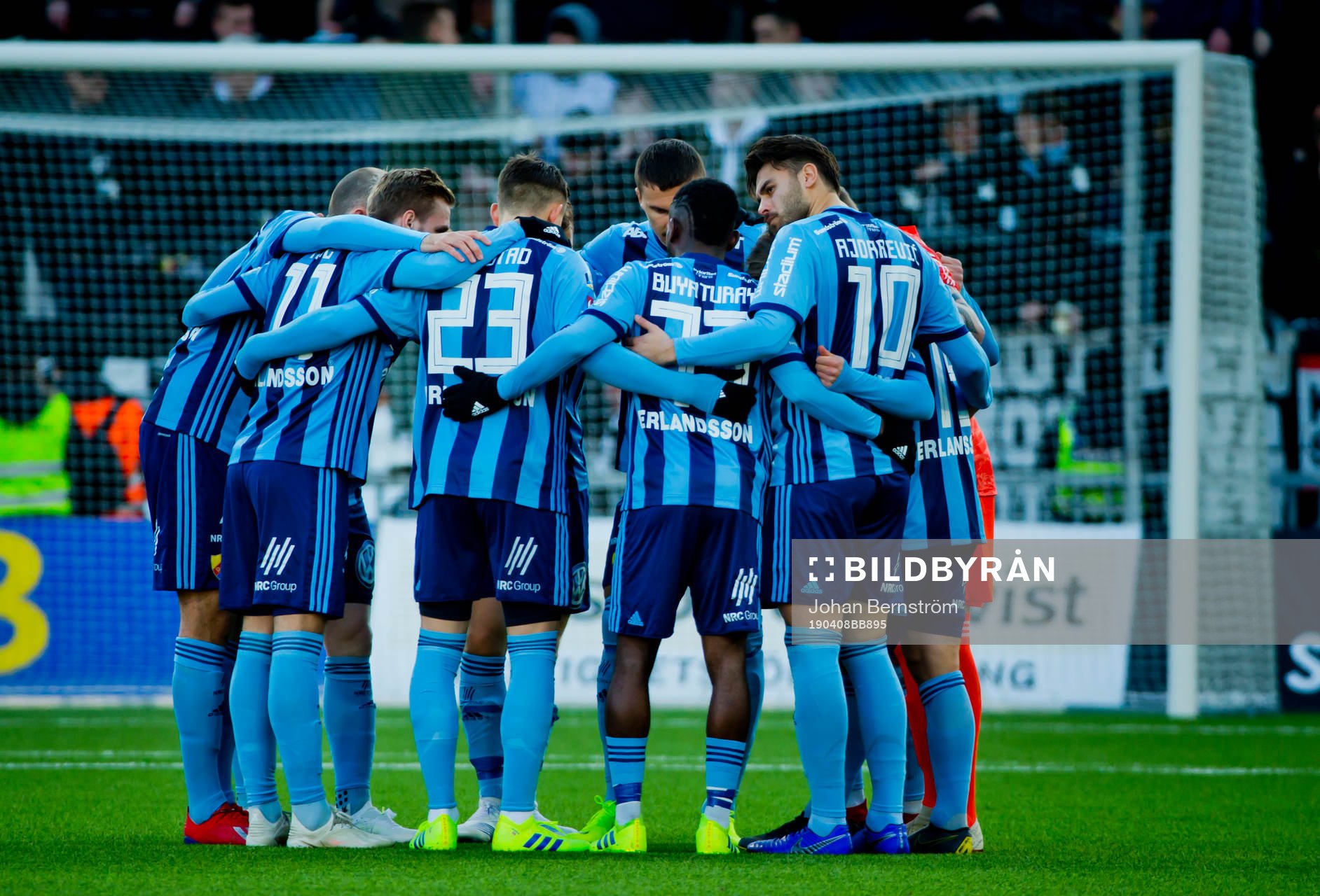 Djurgårdens Jonathan Ring, Fredrik Ulvestad, Mohamed Buya