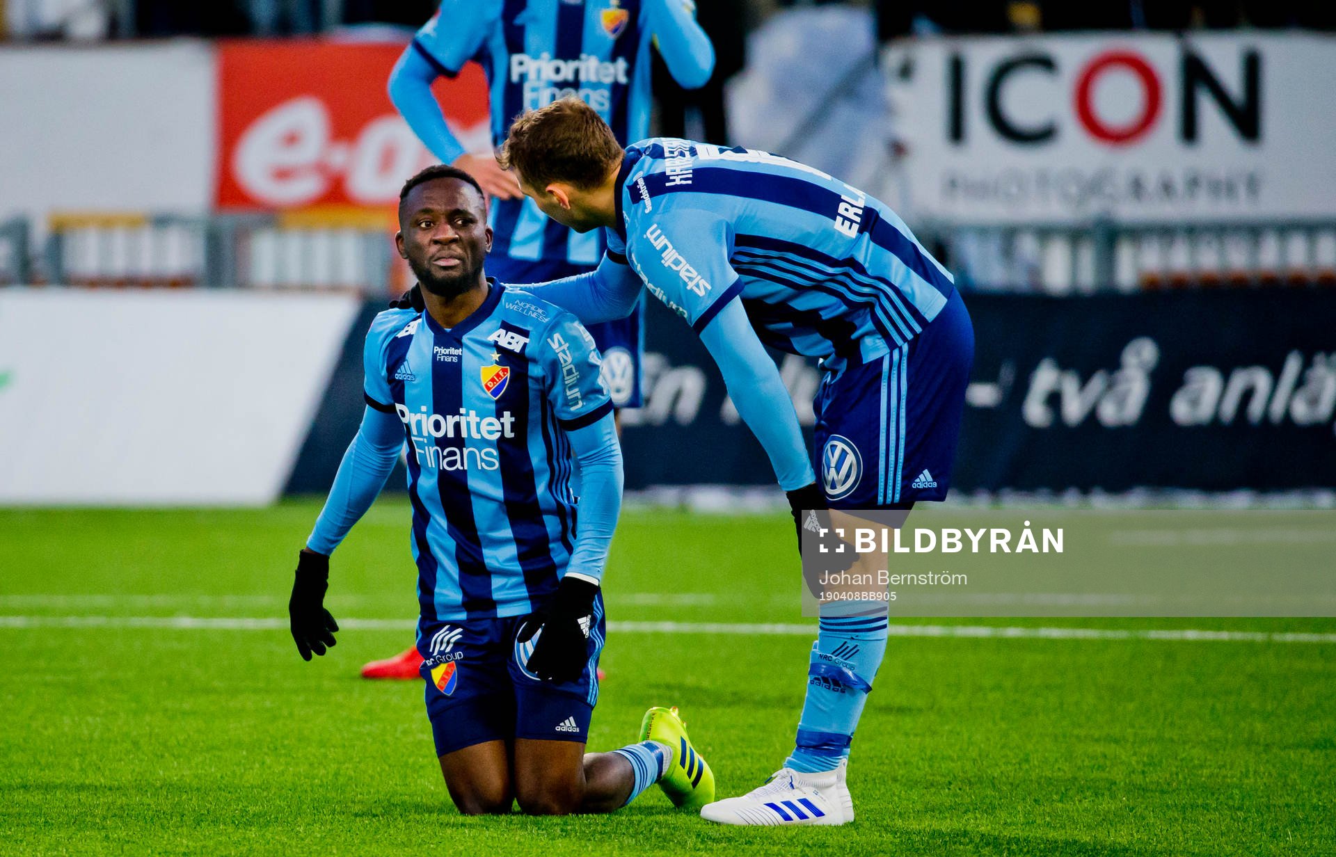 Djurgårdens Mohamed Buya Turay deppar