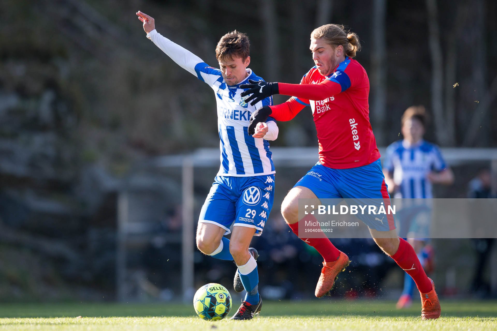 IFK Göteborgs Lasse Vibe och Helsingborgs Charlie Weberg