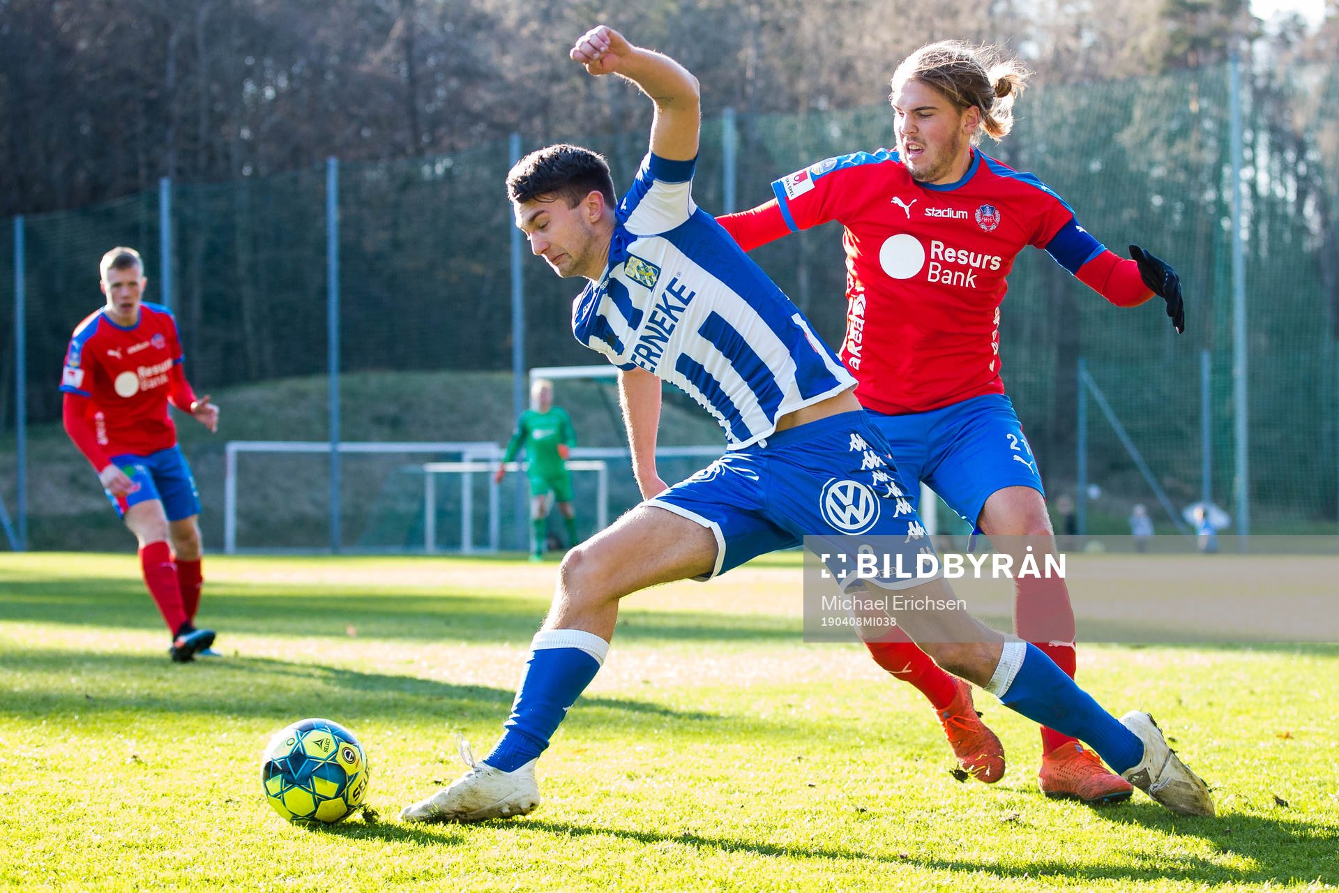 IFK Göteborgs Måns Saebbö och Helsingborgs Charlie