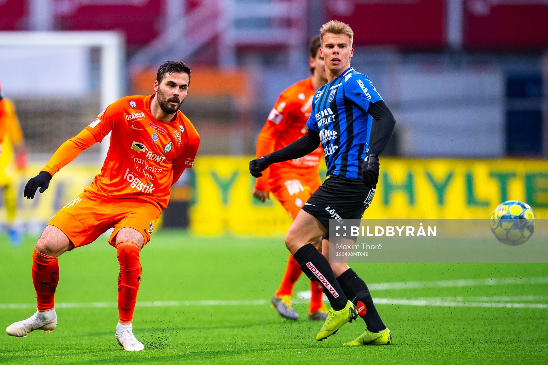 AFC Eskilstunas Denni Avdic och Sirius Elias Andersson