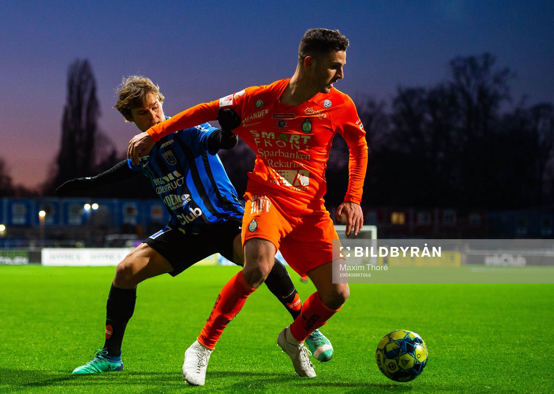 AFC Eskilstunas Kadir Hodzic och Sirius Sam Lundholm