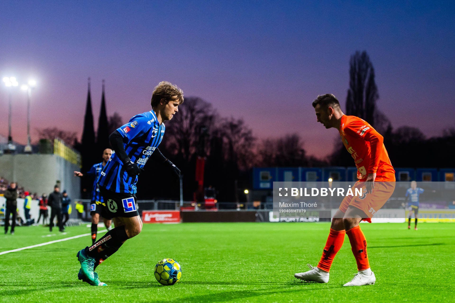 AFC Eskilstunas Kadir Hodzic och Sirius Sam Lundholm