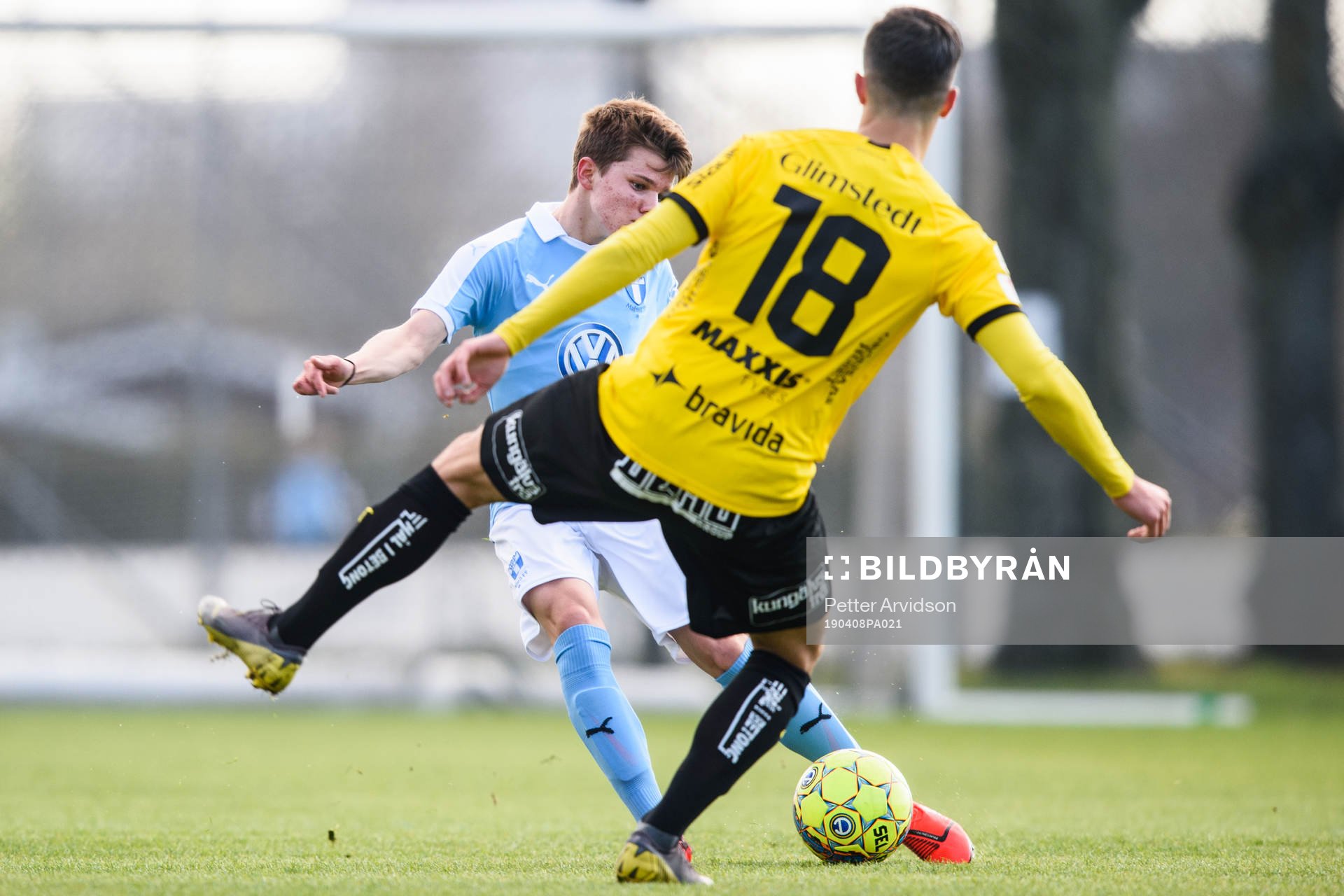 Malmö FFs Jesper Dickman gör 1-0
