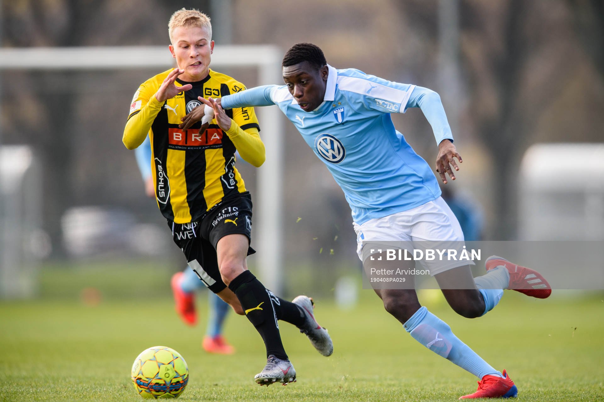 Häckens Marcus Bärkroth och Malmö FFs Yahya Kalley