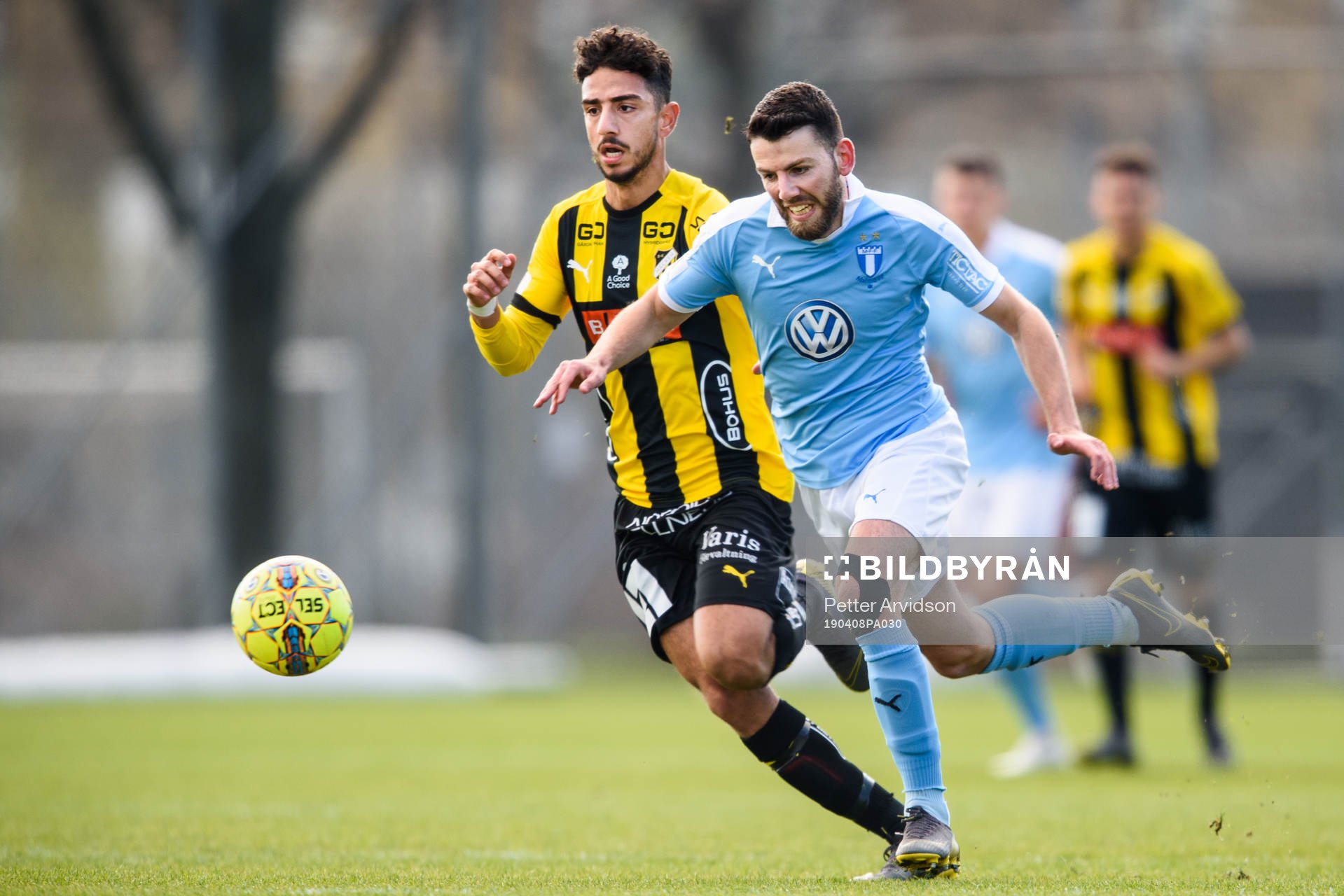 Häckens Daleho Irandust och Malmö FFs Erdal Rakip