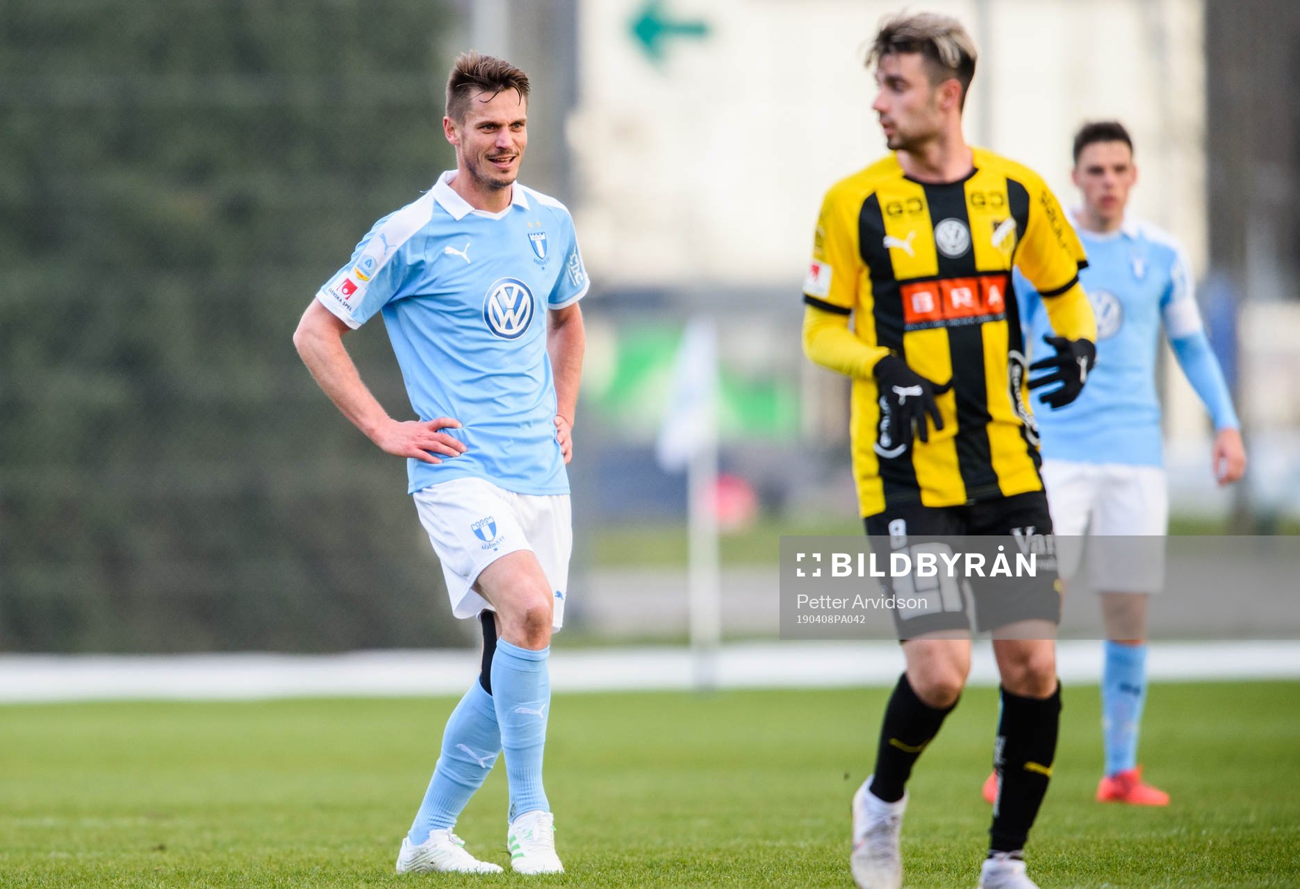 Malmö FFs Markus Rosenberg under fotbollsmatchen i U21 Allsvenskan mellan Malmö FF och BK Häcken den 8 april 2019 i Malmö.