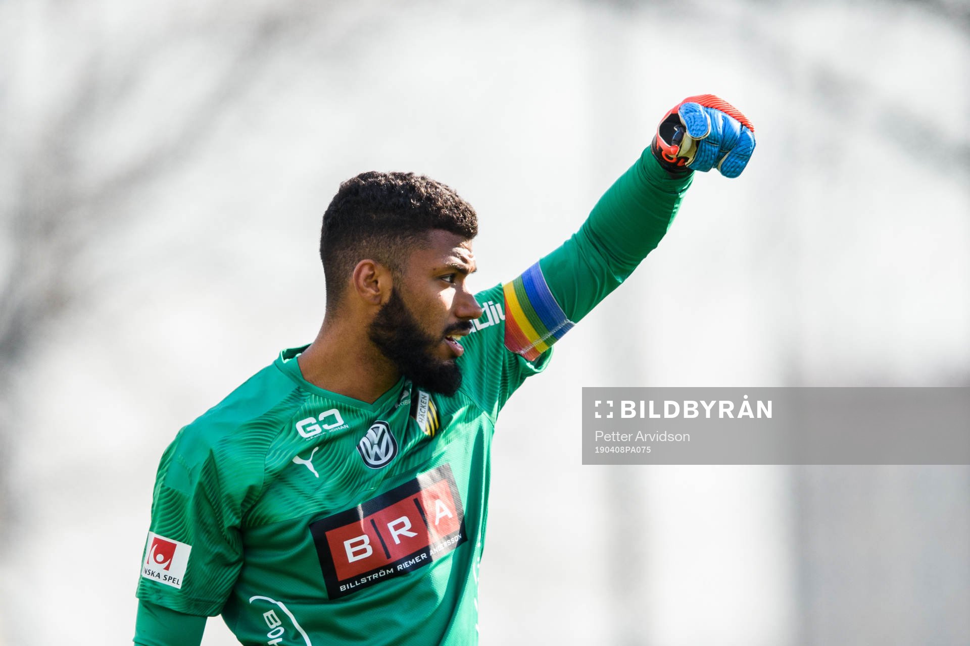 Häckens målvakt Jonathan Ursin Rasheed