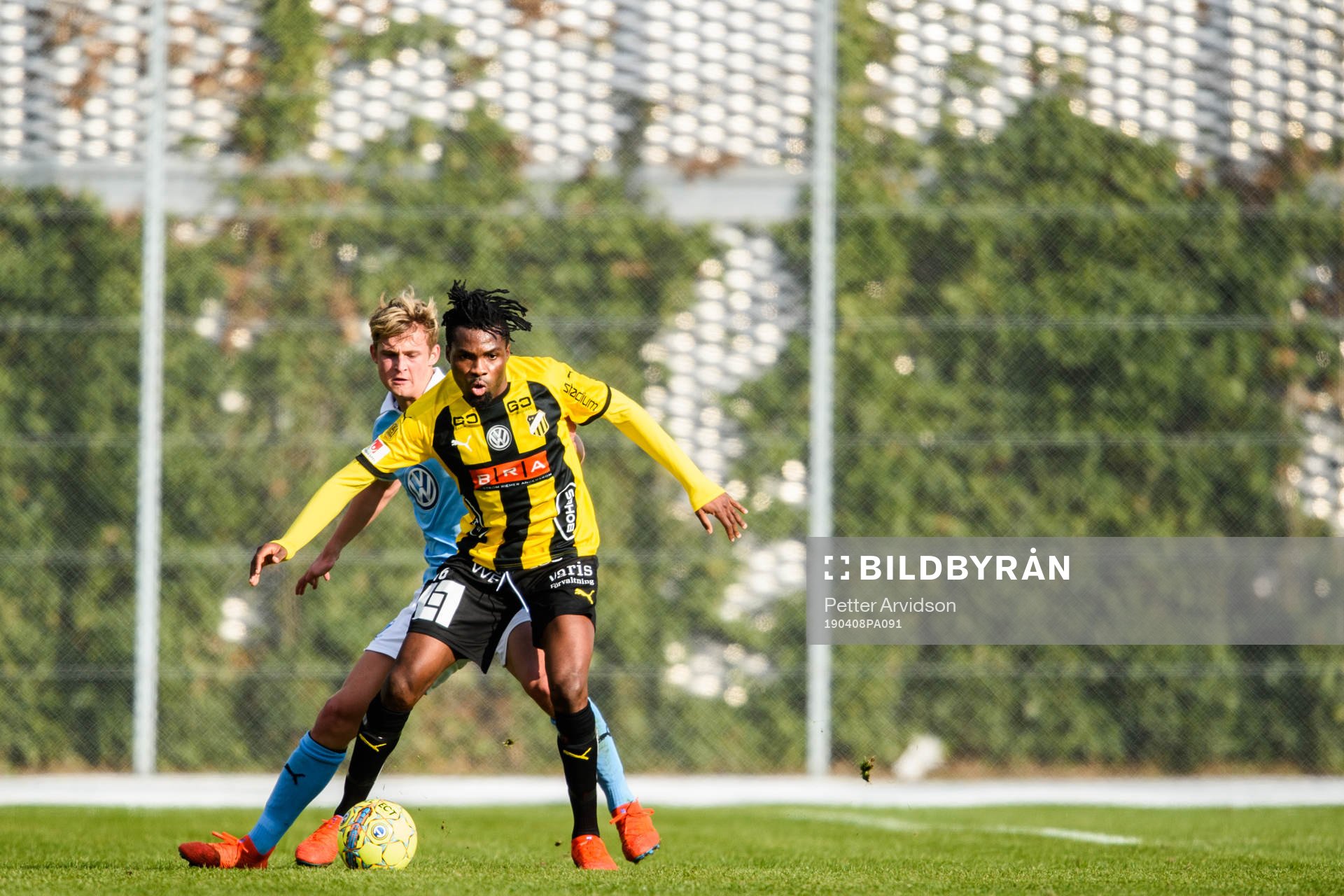 Malmö FFs Noel Hansson och Häckens Kwame Kizito