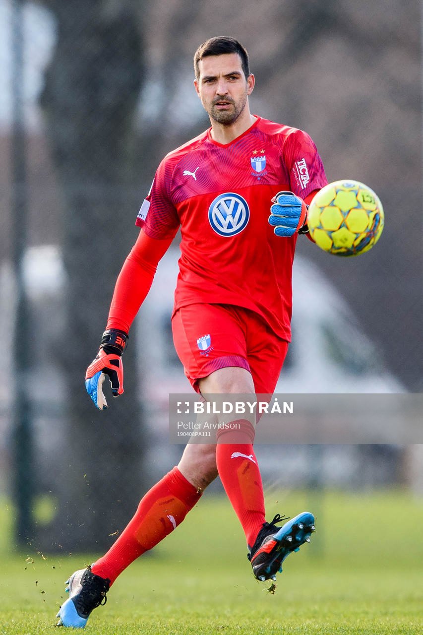 Malmö FFs målvakt Dusan Melicharek