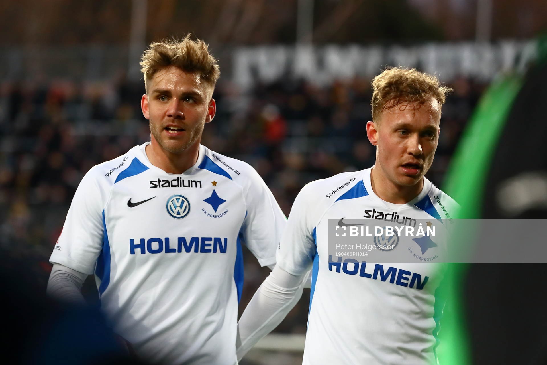 IFK Norrköpings Christoffer Nyman och Gudmundur