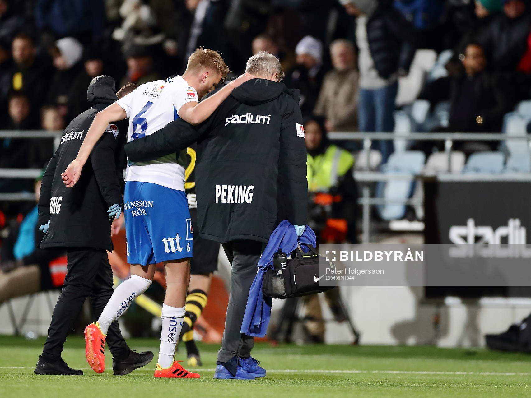 IFK Norrköpings Kasper Larsen skadad