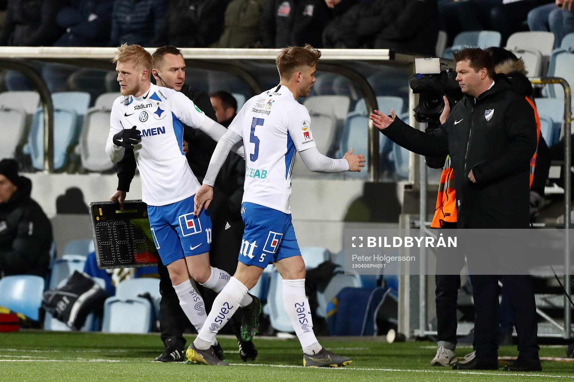 under fotbollsmatchen i Allsvenskan mellan IFK Norrköping