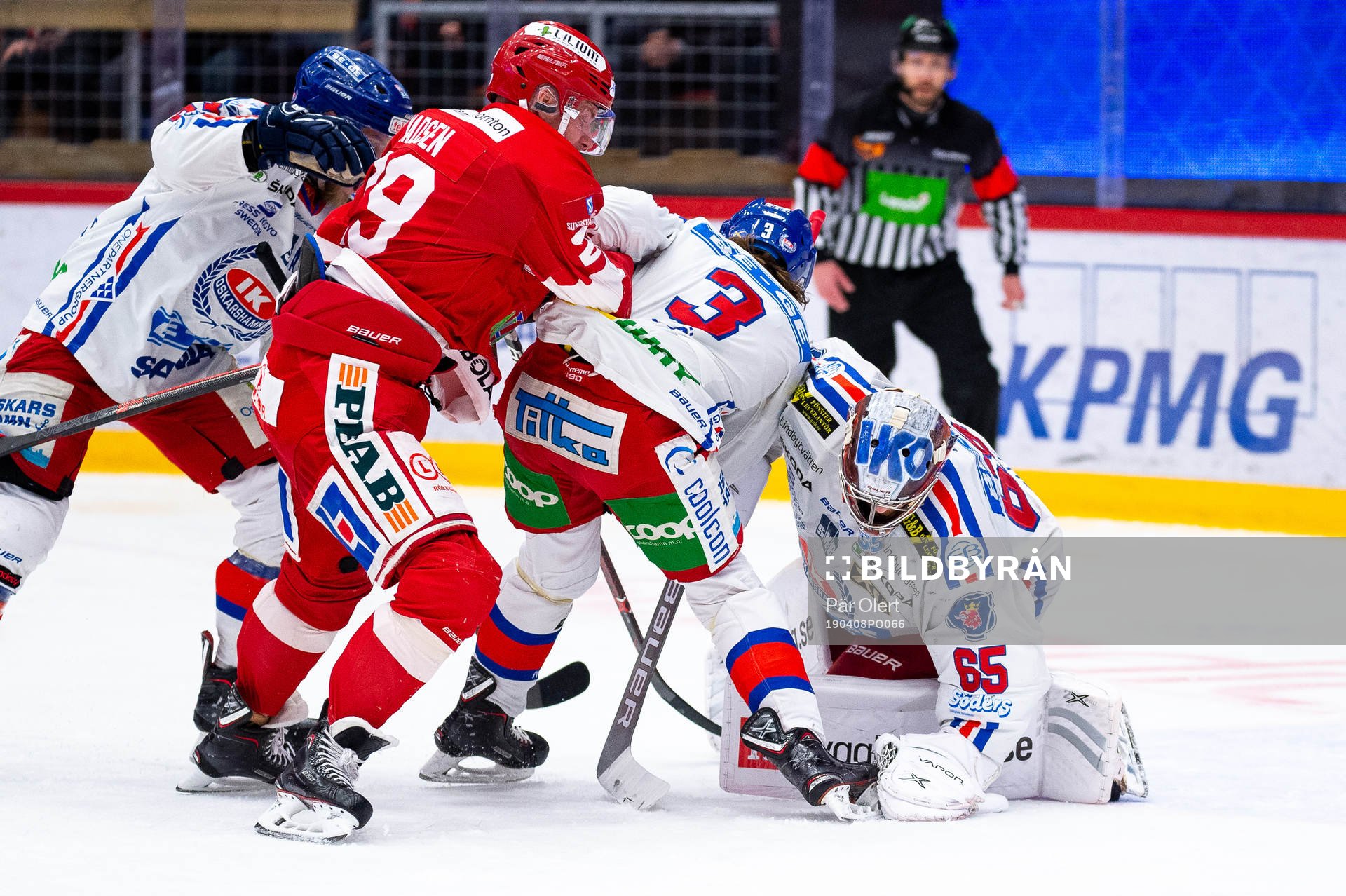 Timrås Ludvig Rensfeldt och Oskarshamns Lukas Pilö samt