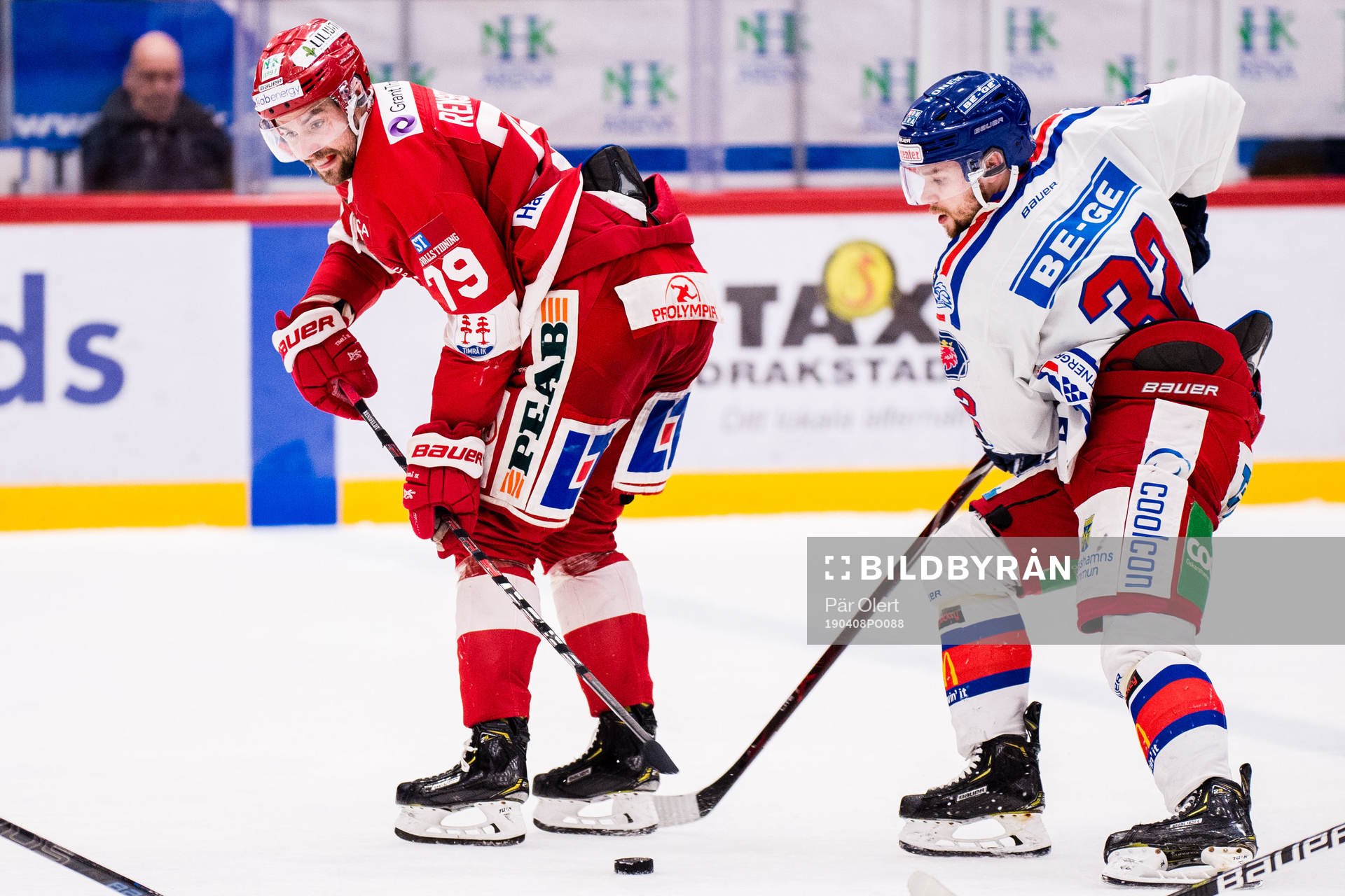 Timrås Ludvig Rensfeldt och Oskarshamns Markus Modigs