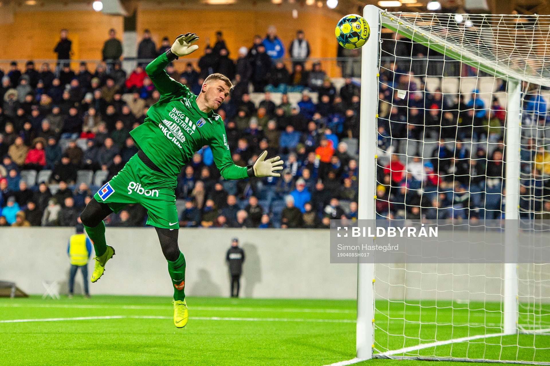 Sirius målvakt Lukas Jonsson