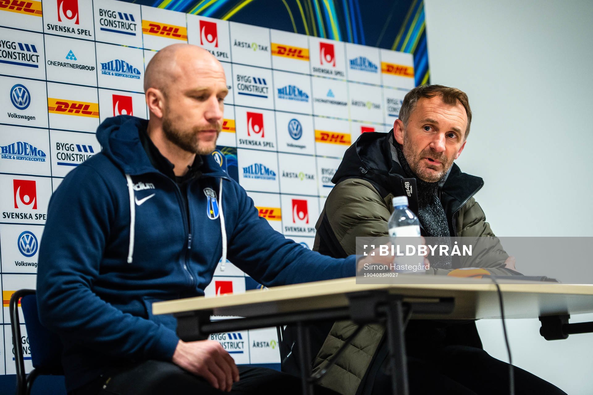 Sirius tränare Henrik Rydström och AFC Eskilstunas