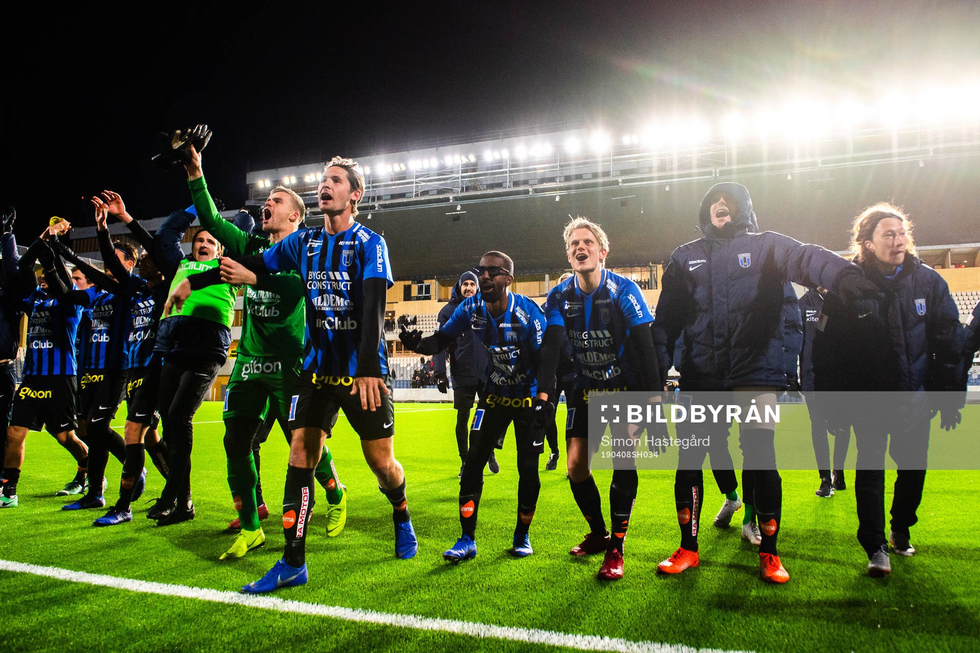 Sirius spelare jublar