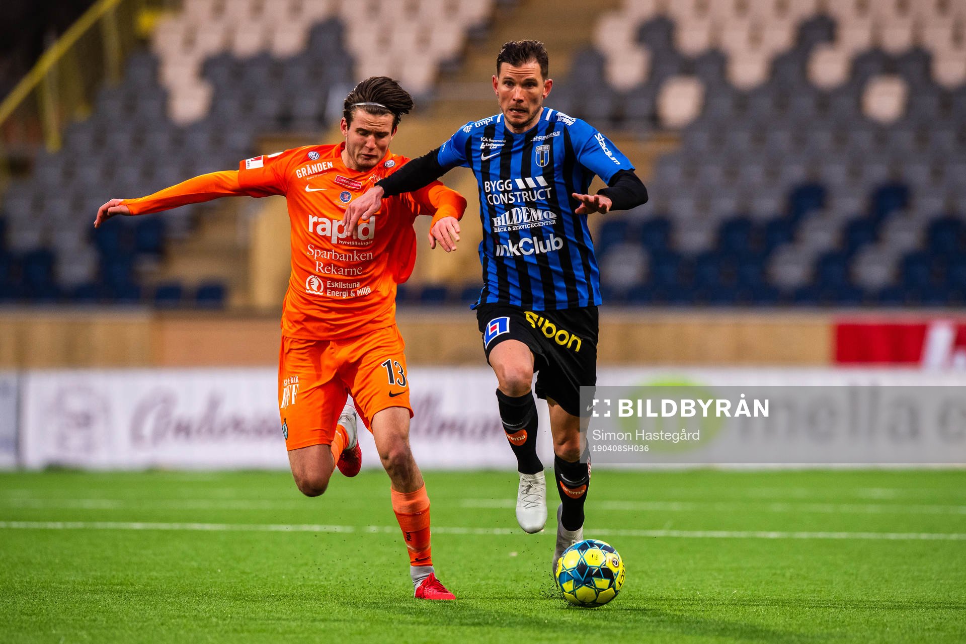 AFC Eskilstunas Wilhelm Loeper och Sirius Robert Åhman