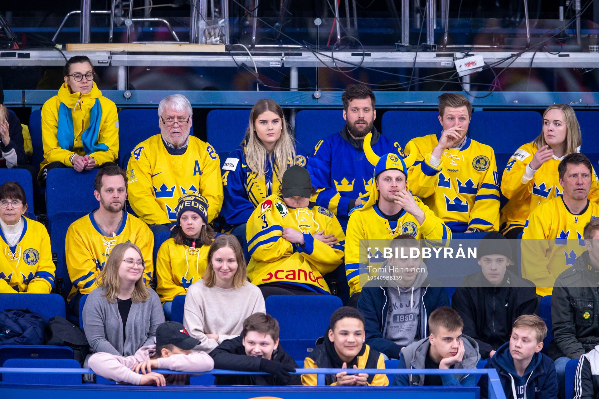 Swedish spectators are not happy