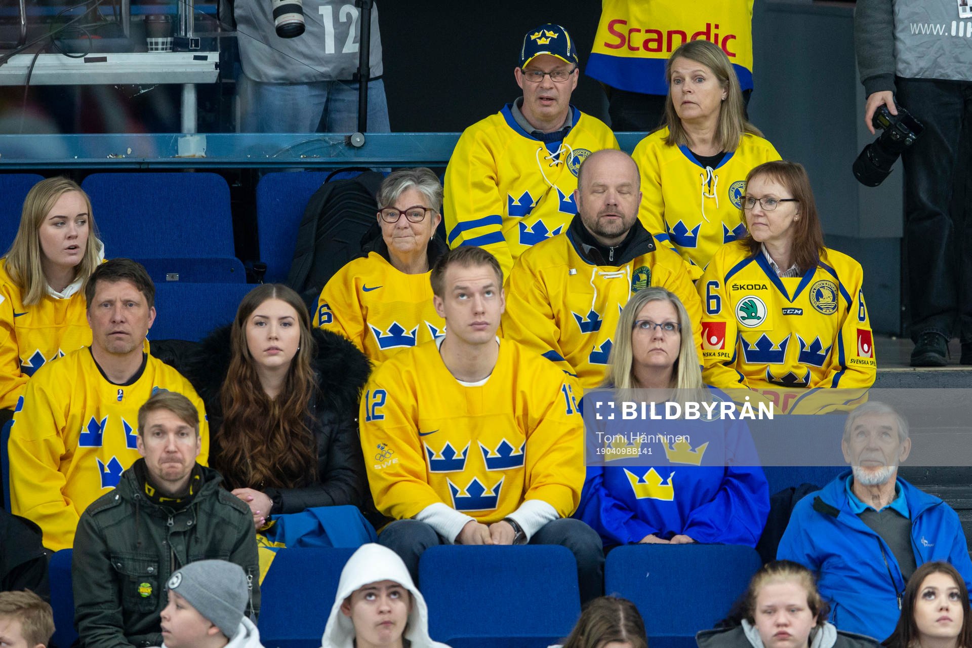 Swedish spectators are not happy