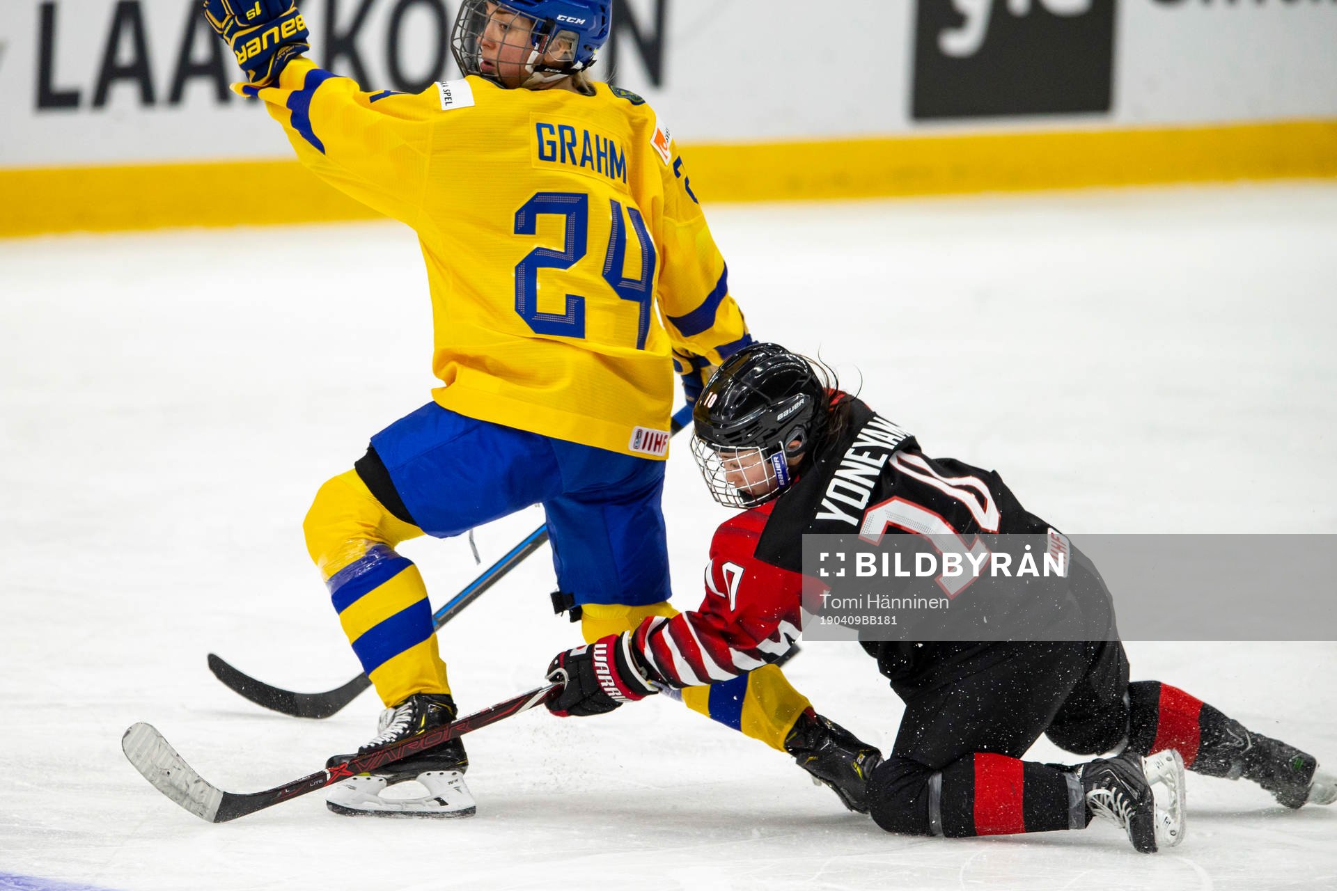 Erika Grahm #24, SWE, Haruna Yoneyama #10, JPN