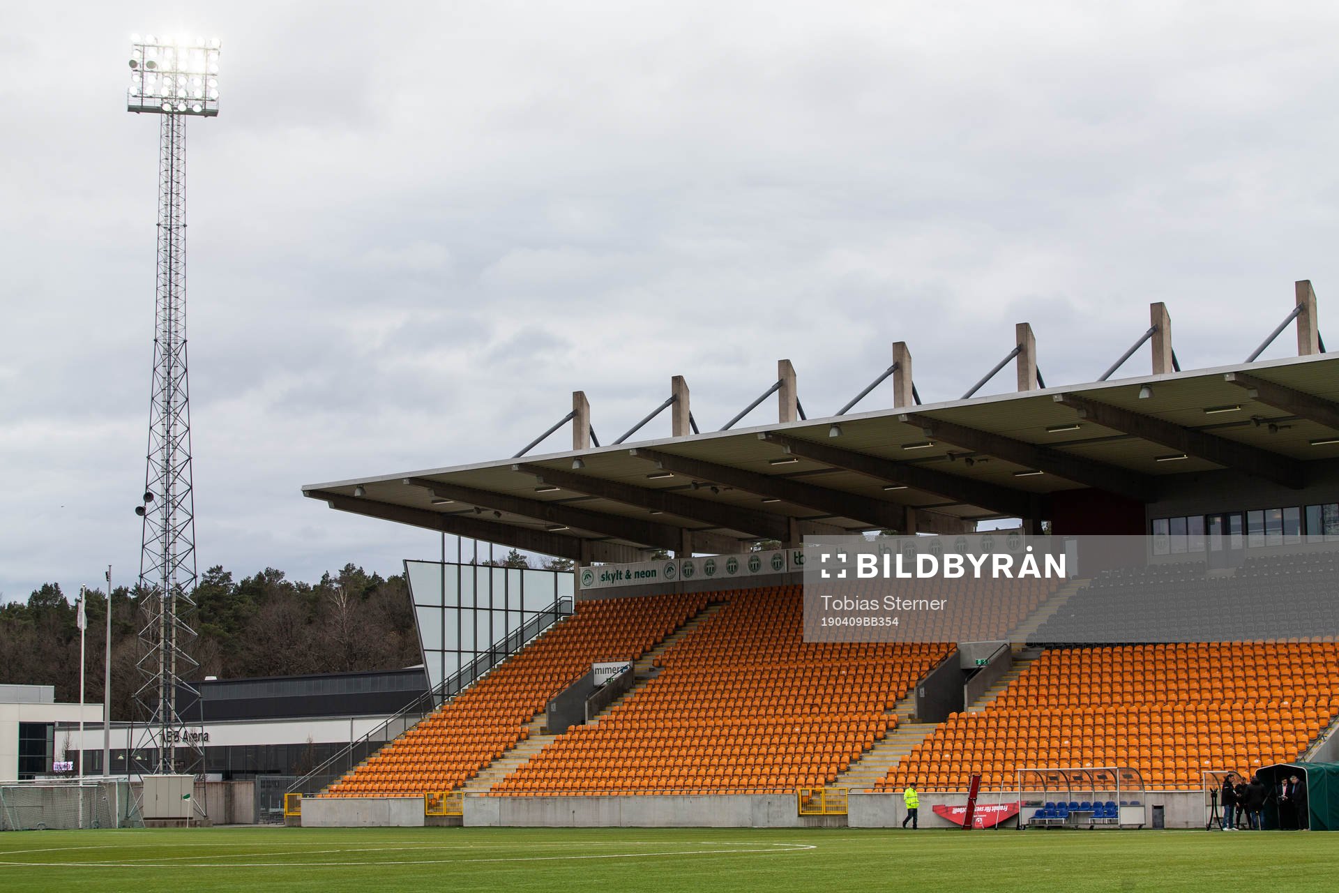 Solid Park Arena innan fotbollsmatchen i Superettan mellan