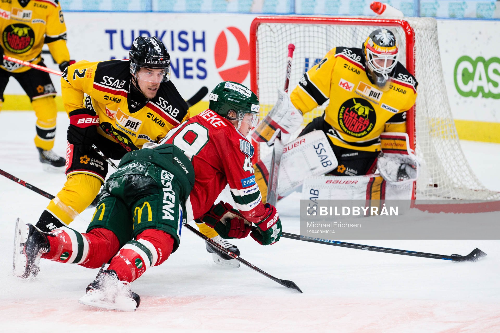 Luleås Fredrik Styrman och Frölundas Rhett Rakshani