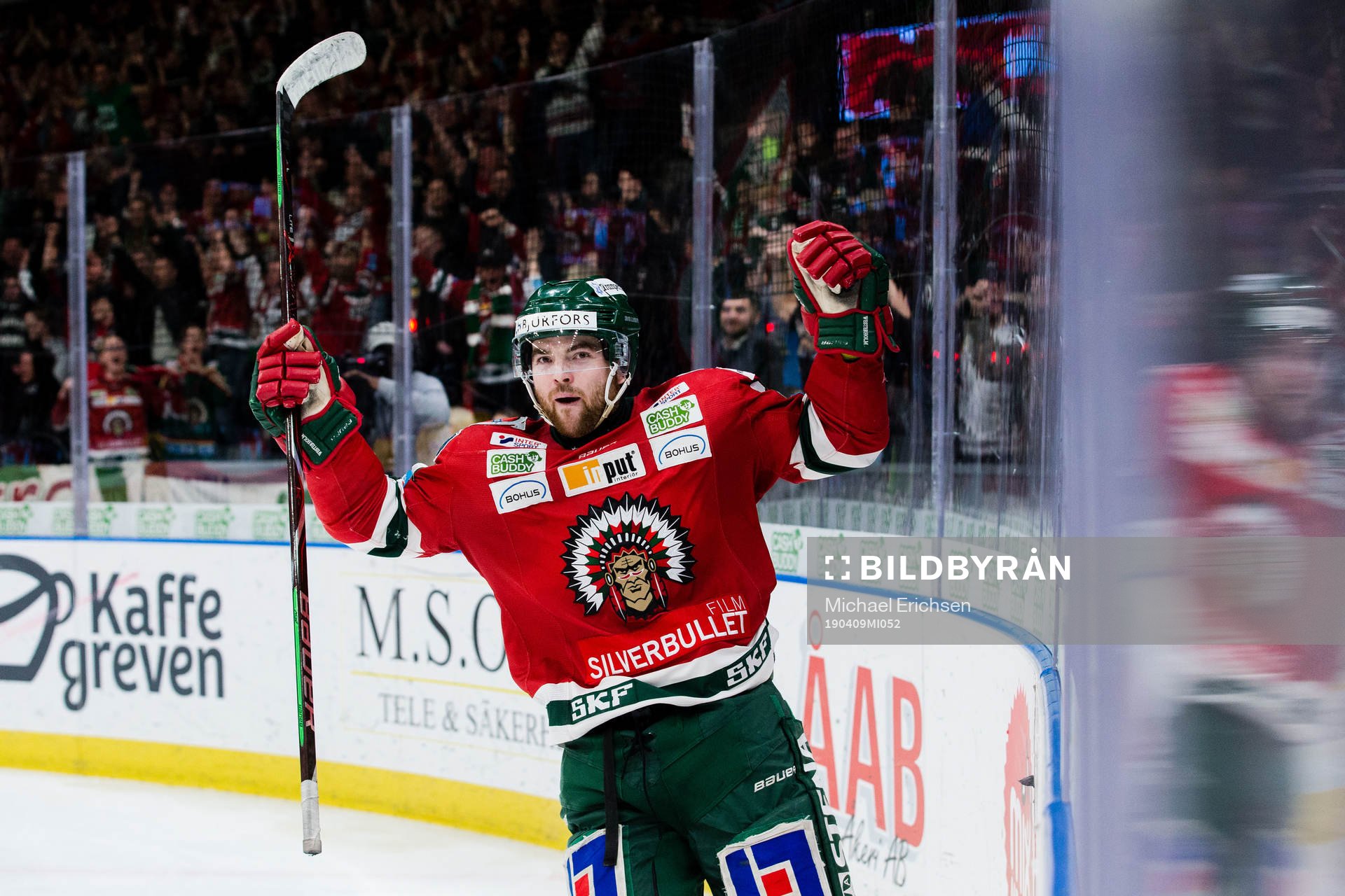 Frölundas Ponthus Westerholm jublar