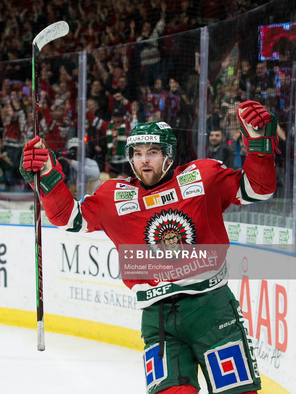 Frölundas Ponthus Westerholm jublar