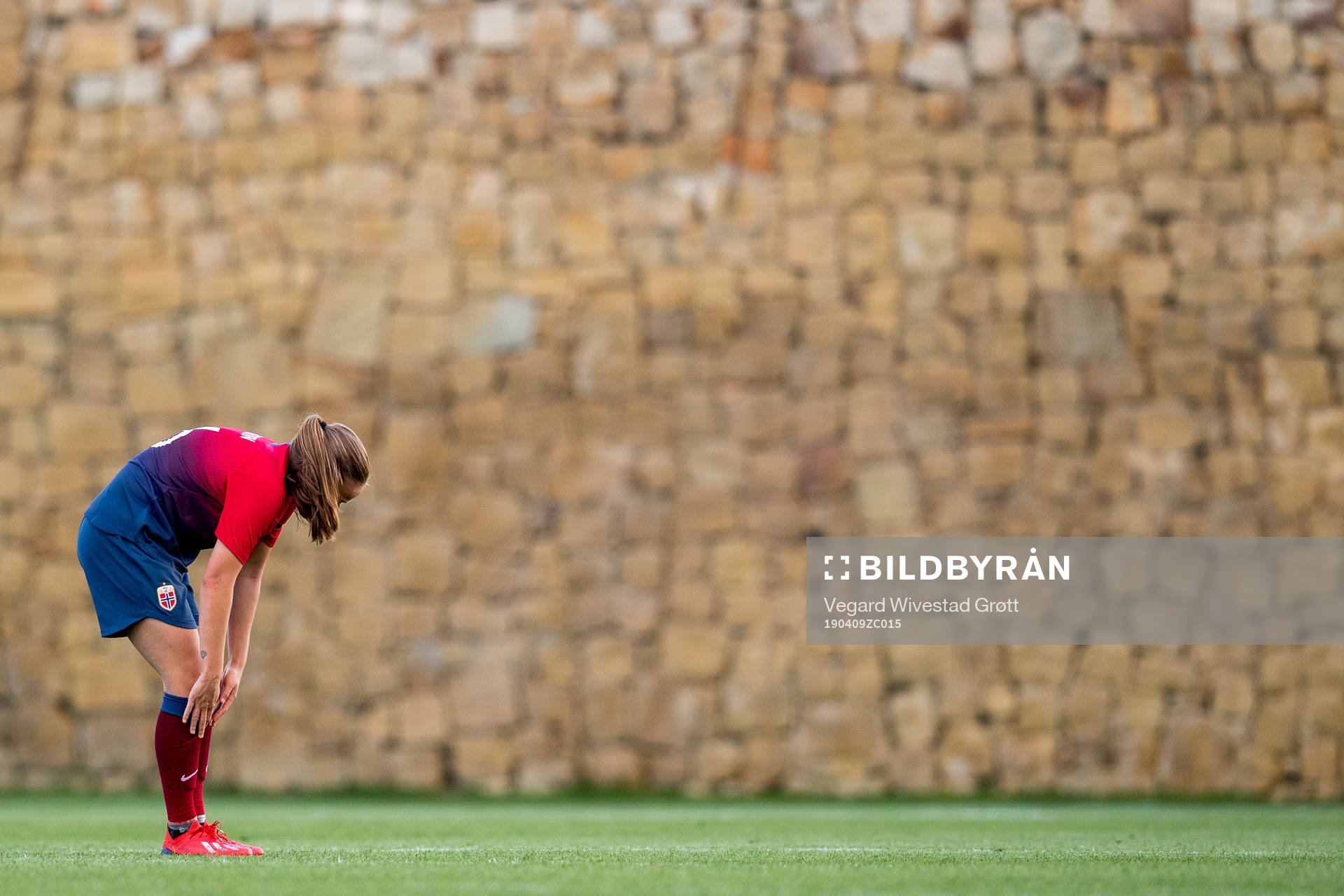 Guro Reiten of Norway looks dejected