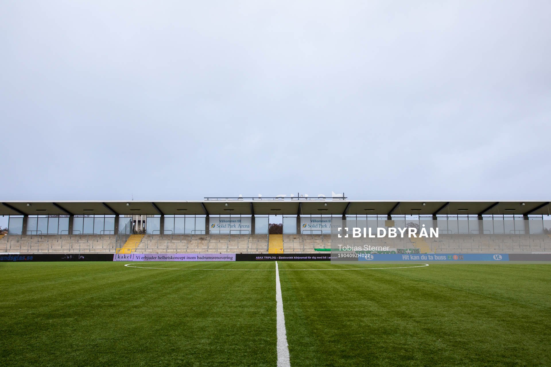 Solid Park Arena innan fotbollsmatchen i Superettan mellan