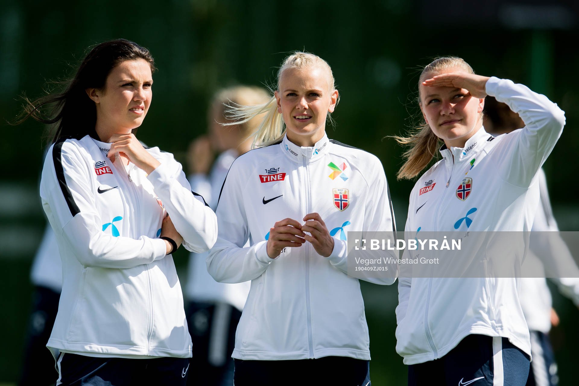 Ingrid Syrstad Engen, Karina Sævik and Frida Maanum of